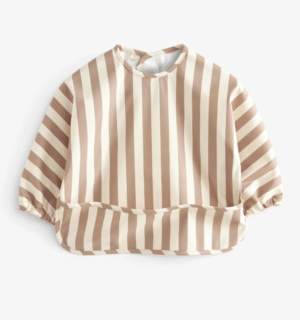 neutral stripe bib