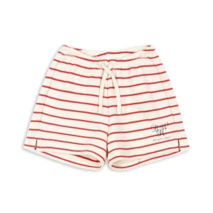 red striped shorts