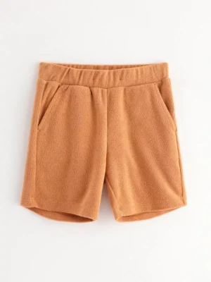 rust terry shorts