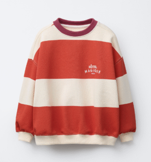 striped sweatshirt