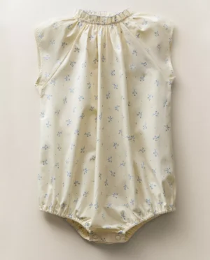 floral baby romper
