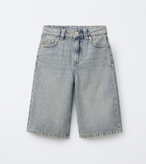 boys long denim bermuda shorts