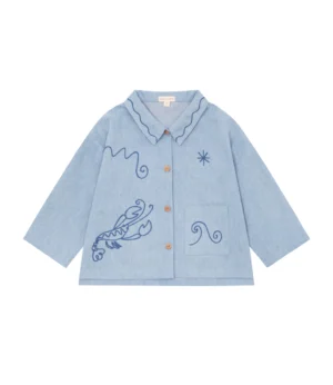 chambray embroidered shirt