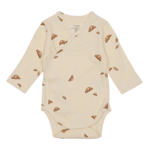 croissant newborn bodysuit