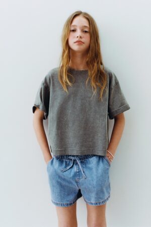 girls denim shorts
