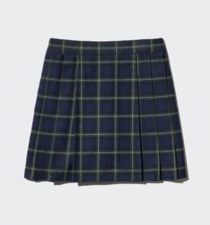 kids checked skort