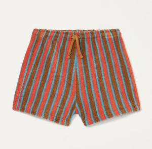 kids striped towelling shorts