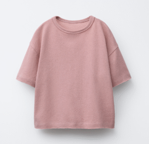 pink washed effect t-shirt