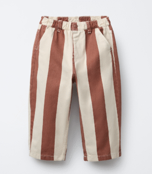 striped twill trousers