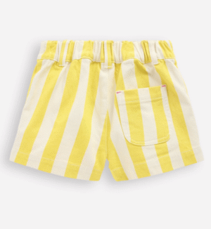 yellow striped shorts