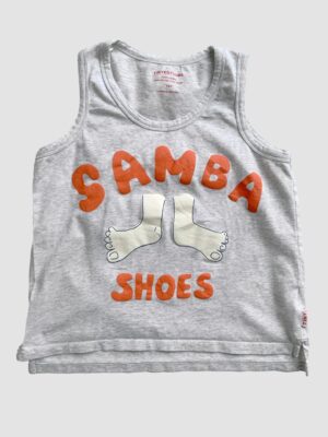 grey kids tank