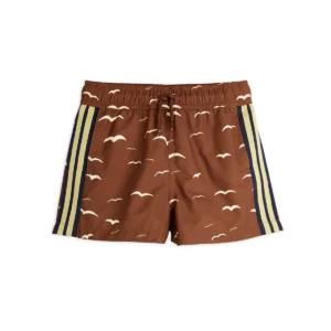 brown kids swim shorts