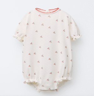 floral pointelle bodysuit