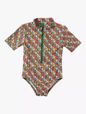 kids floral swimsuit