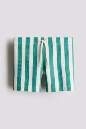 green striped trunks
