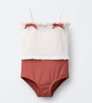 girls bow swimsuit