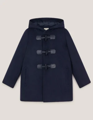 kids navy duffle coat