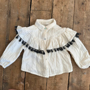 kids tassle blouse