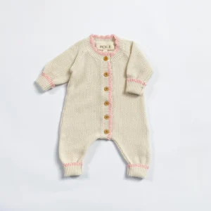 knitted baby romper