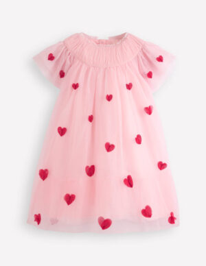 pink heart dress