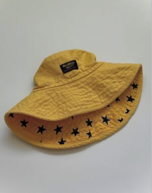 vintage oshkosh kids yellow sun hat
