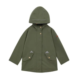 khaki waterproof coat