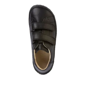 balck velcro boys school shoes
