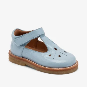 blue patent shoes