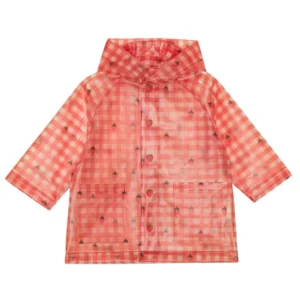 berry raincoat