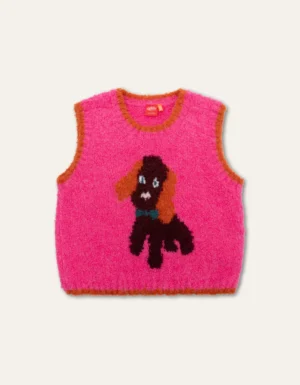 pink knit tank