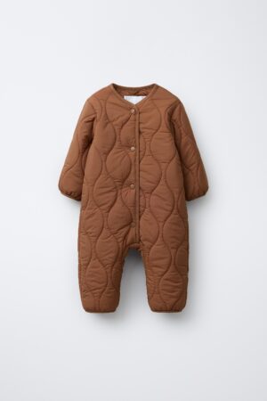 quilted one piece baby suit