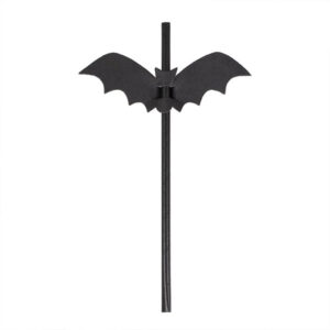 black bat straws