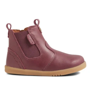 burgundy kids boots