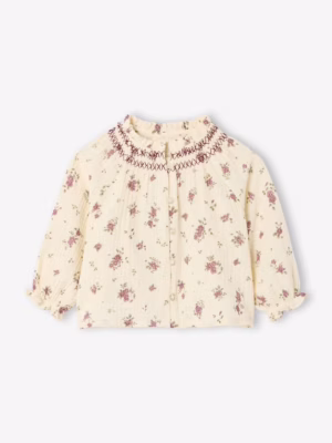 floral baby blouse
