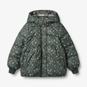 floral winter coat