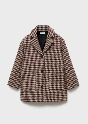 girls houndstooth coat