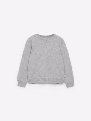grey french terry sweatshirt