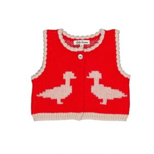 red duck vest