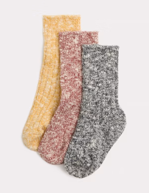 kids chunky knit socks