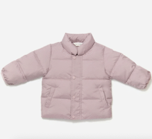 lilac puffer jacket