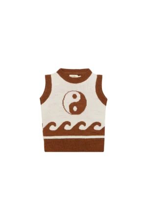 cosmic knit vest