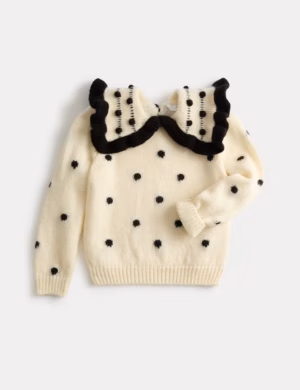 girls polka dot jumper