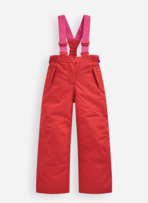 red waterproof trousers