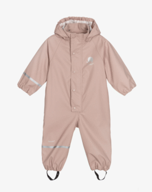 girls pale pink puddle suit