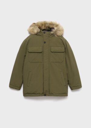 boys khaki parka