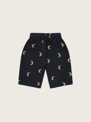 black moon print trousers