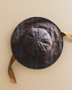 childrens tartan check hat