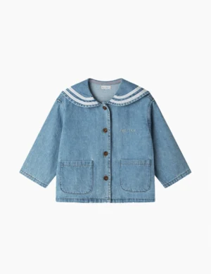 kids denim sailor jacket