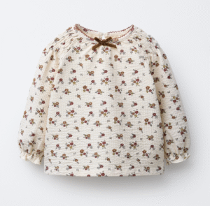 floral baby t-shirt