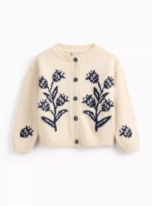 floral cardigan